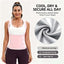 Women's Zip-Up Compression Shapewear Vest - Athletic Active Tops ðïļââïļ