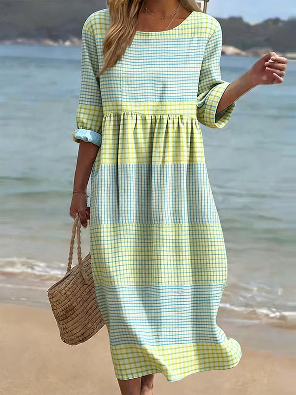 New Arrival🔥🔥 Women's Cotton-Linen Dress Hover Image