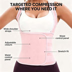 Women's Zip-Up Compression Shapewear Vest - Athletic Active Tops 🏋️‍♀️