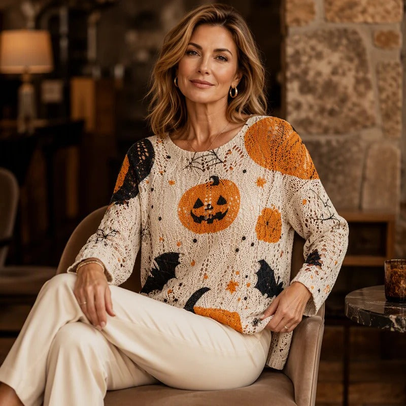 🎃Women's Halloween Knit Sweater Top👻