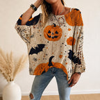 🎃Women's Halloween Knit Sweater Top👻