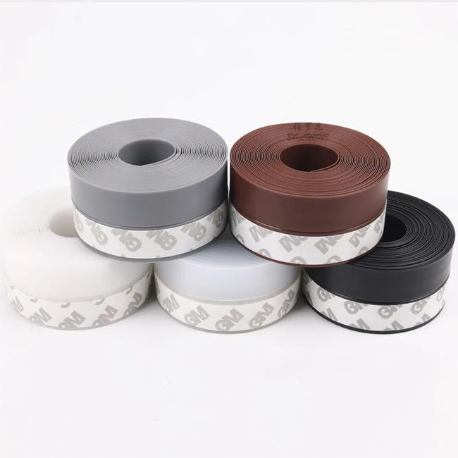 Keep Your Home Cozy 🏡❄️ | 16.4Ft Door Seal Strip ✦ Self-Adhesive Draft Stopper ✦ Weatherproof Protection Hover Image