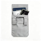 ✈️ Hidden Anti-Theft Passport Pouch – Slim Travel Security Belt Wallet for Cash, Cards & Documents