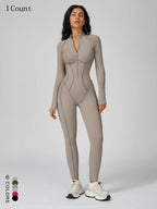 A sleek one-piece outfit designed to sculpt your curves, smooth your waist, and keep you comfortable all day
