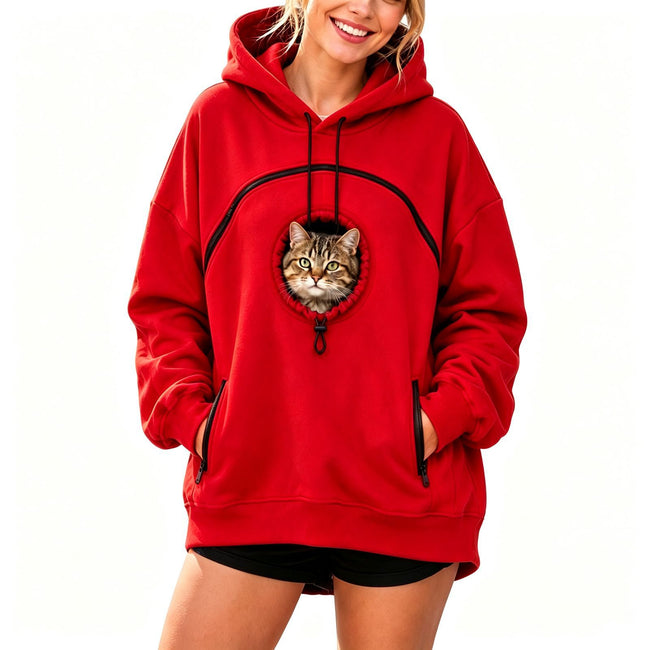 The Purrfect Hoodie Every Cat Lover Needs 🐱🖤 Main Image