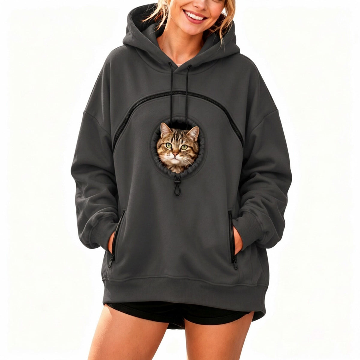 The Purrfect Hoodie Every Cat Lover Needs 🐱🖤