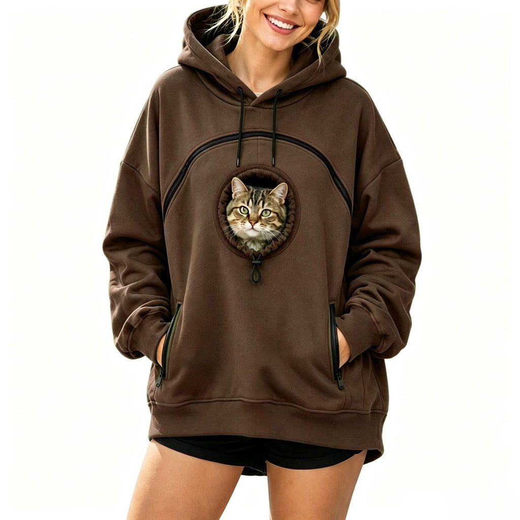 The Purrfect Hoodie Every Cat Lover Needs 🐱🖤