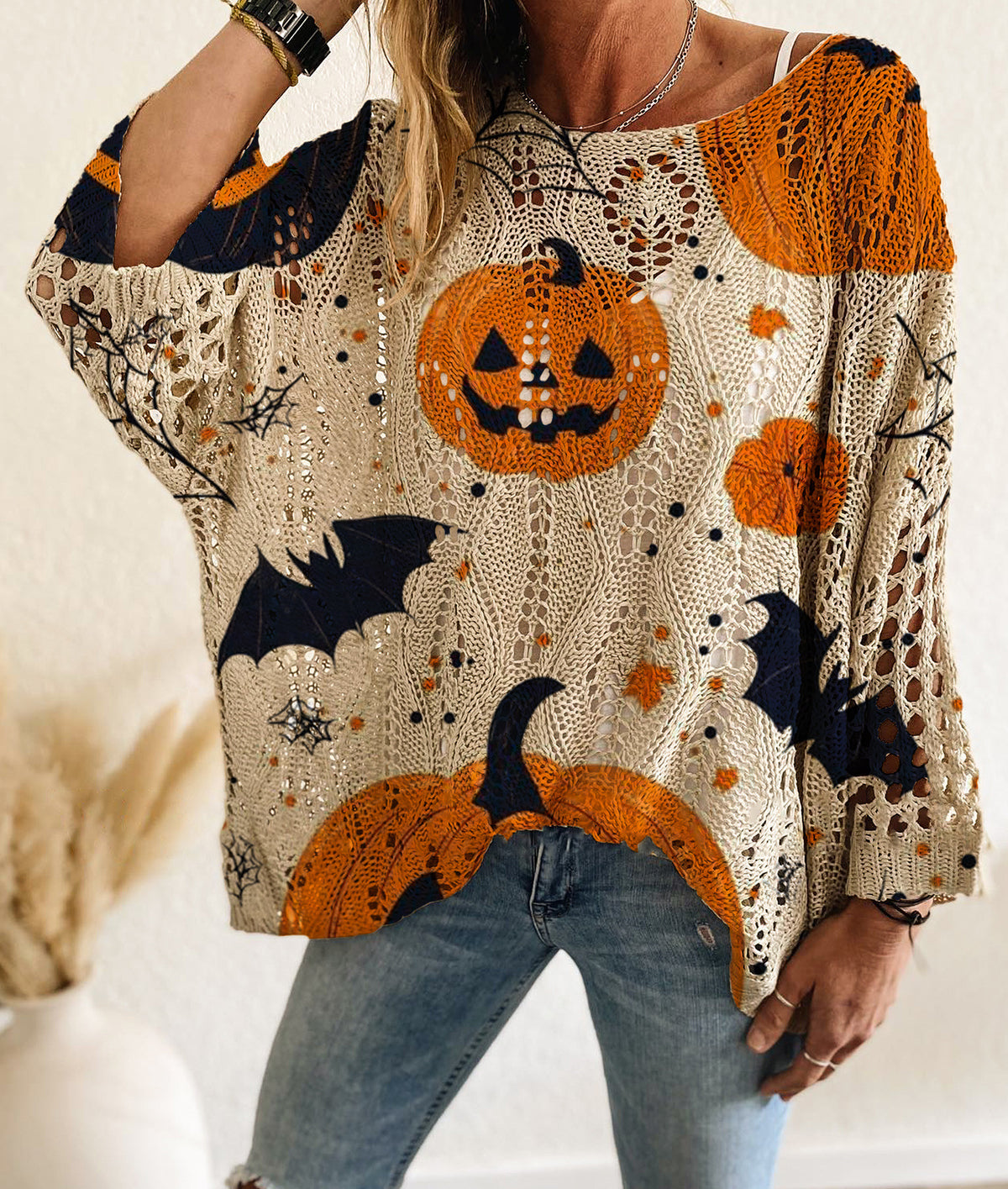🎃Women's Halloween Knit Sweater Top👻