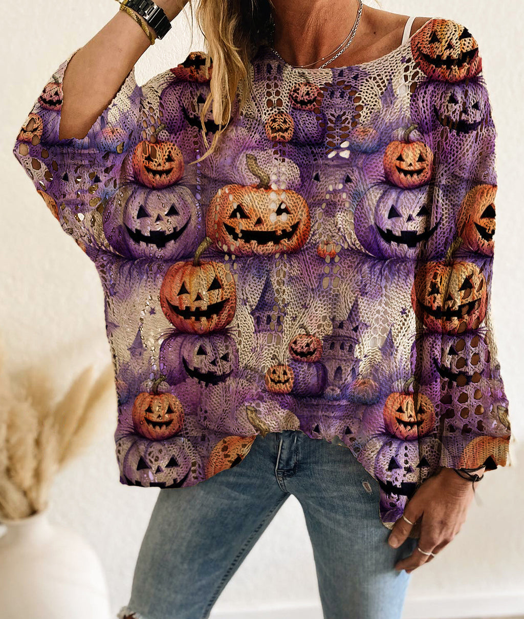 🎃Women's Halloween Knit Sweater Top👻