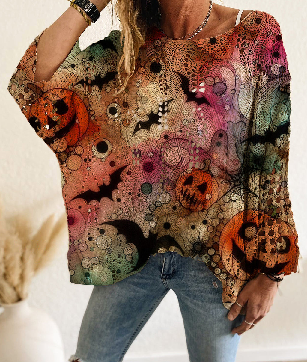 🎃Women's Halloween Knit Sweater Top👻