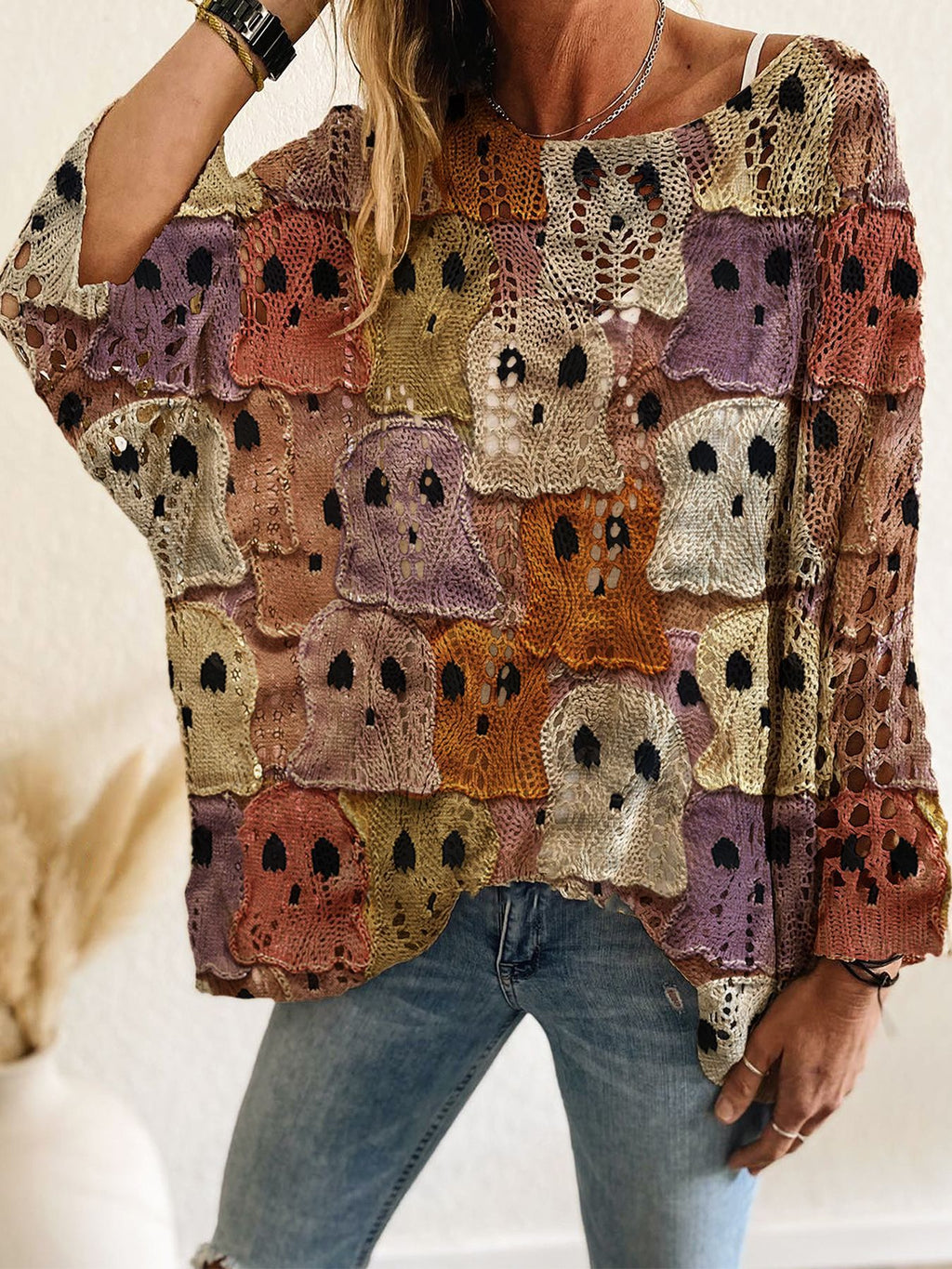 🎃Women's Halloween Knit Sweater Top👻